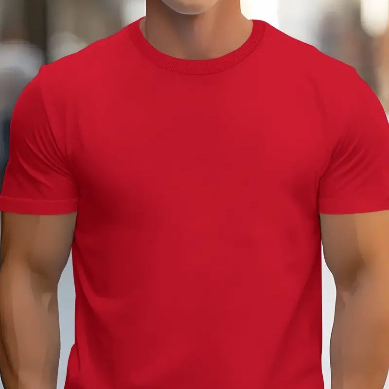 Men's Cotton Casual Short Sleeve