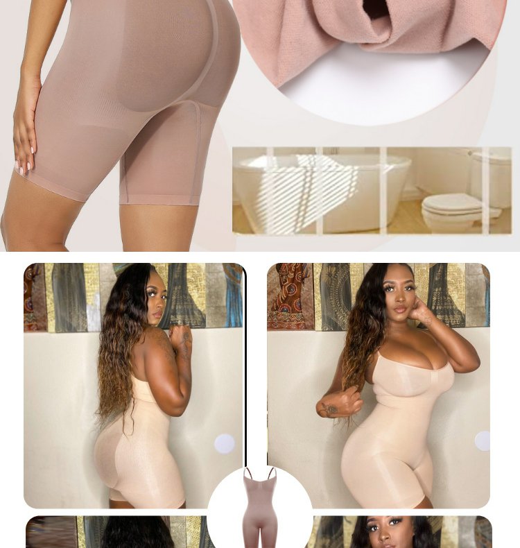 Fashion Plus Size New Arrival Hip Lifting Seamless Shapewear Women's Corset Full Body Sling Belly Contraction Bodybuilding One-Piece Intimates