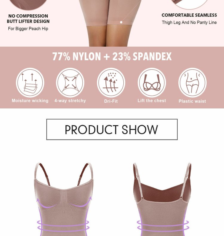 Fashion Plus Size New Arrival Hip Lifting Seamless Shapewear Women's Corset Full Body Sling Belly Contraction Bodybuilding One-Piece Intimates