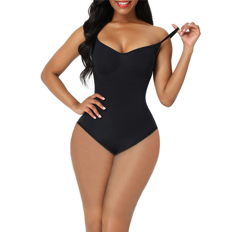 Fashion Plus Size New Arrival Hip Lifting Seamless Shapewear Women's Corset Full Body Sling Belly Contraction Bodybuilding One-Piece Intimates