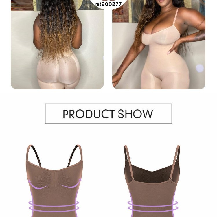 Fashion Plus Size New Arrival Hip Lifting Seamless Shapewear Women's Corset Full Body Sling Belly Contraction Bodybuilding One-Piece Intimates