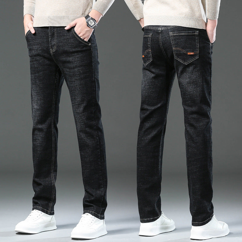 Men's Casual Loose Straight High Stretch Jeans