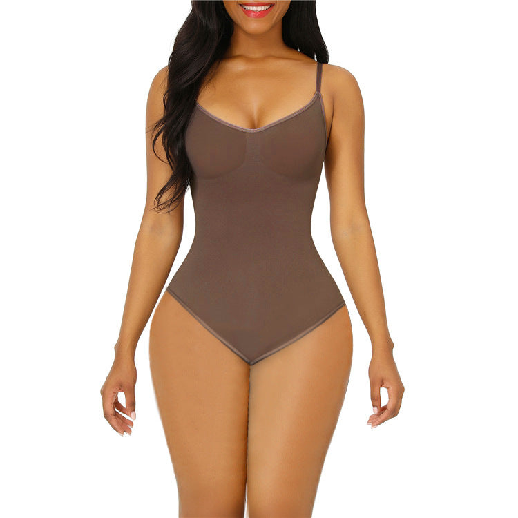 Fashion Plus Size New Arrival Hip Lifting Seamless Shapewear Women's Corset Full Body Sling Belly Contraction Bodybuilding One-Piece Intimates