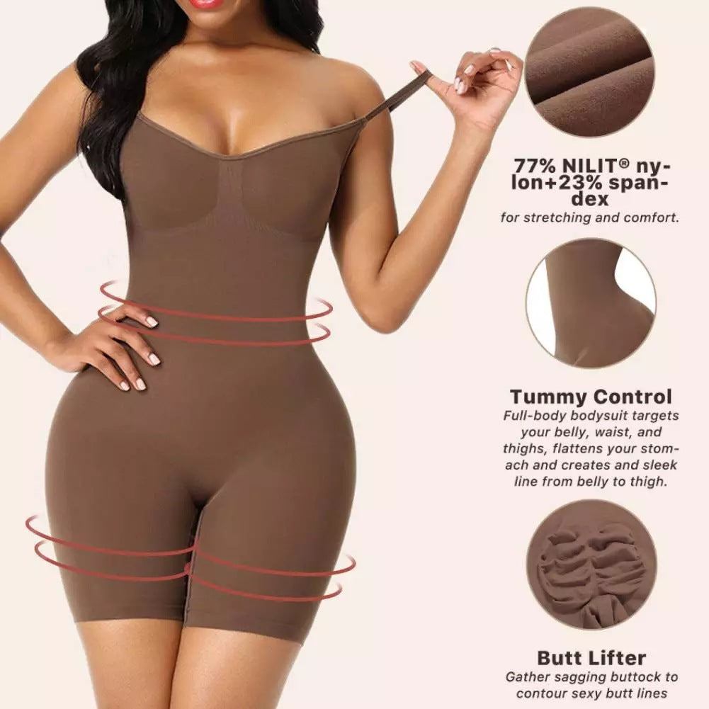 Fashion Plus Size New Arrival Hip Lifting Seamless Shapewear Women's Corset Full Body Sling Belly Contraction Bodybuilding One-Piece Intimates